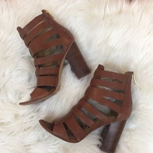 Sam Edelman brown high heeled sandals